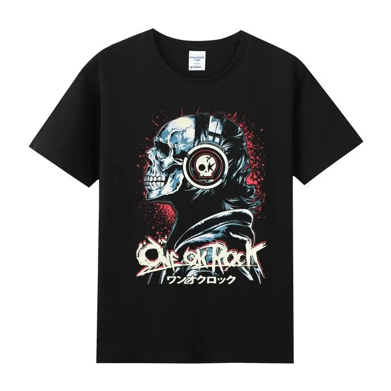 Men's Youth Clothing One Ok Rock Rock Band Cotton Round Collar Men and Women T-shirt Short Sleeve Short Sleeves in Summer
Men's Youth Clothing One Ok Rock Rock Band Cotton Round Collar Men and Women T-shirt Short Sleeve Short Sleeves in Summer