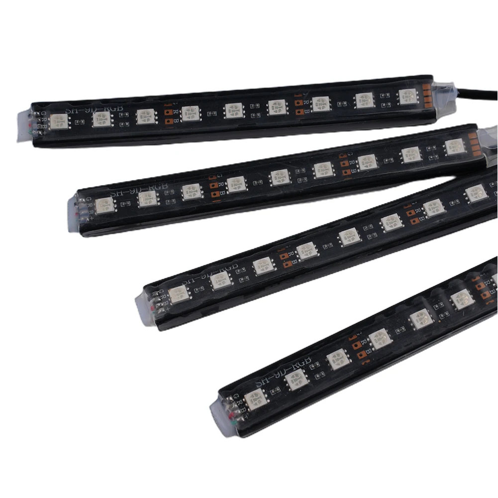 4 шт. Автомобильная светодиодная лента RGB USB 36 для внутреннего атмосферного освещения, полосатая лампа окружающего света, неоновая лампа с дистанционным управлением, 9 цветов
4 шт. Автомобильная светодиодная лента RGB USB 36 для внутреннего атмосферного освещения, полосатая лампа окружающего света, неоновая лампа с дистанционным управлением, 9 цветов