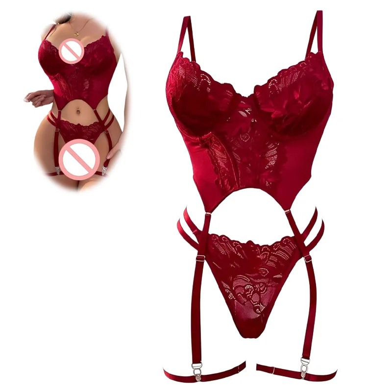 2026 Floral Lace Sexy Lingerie Set Women Transparent Bralette Lace Push Up Bra Panty Erotic Bra Set Sexy Underwear for Women
2026 Floral Lace Sexy Lingerie Set Women Transparent Bralette Lace Push Up Bra Panty Erotic Bra Set Sexy Underwear for Women