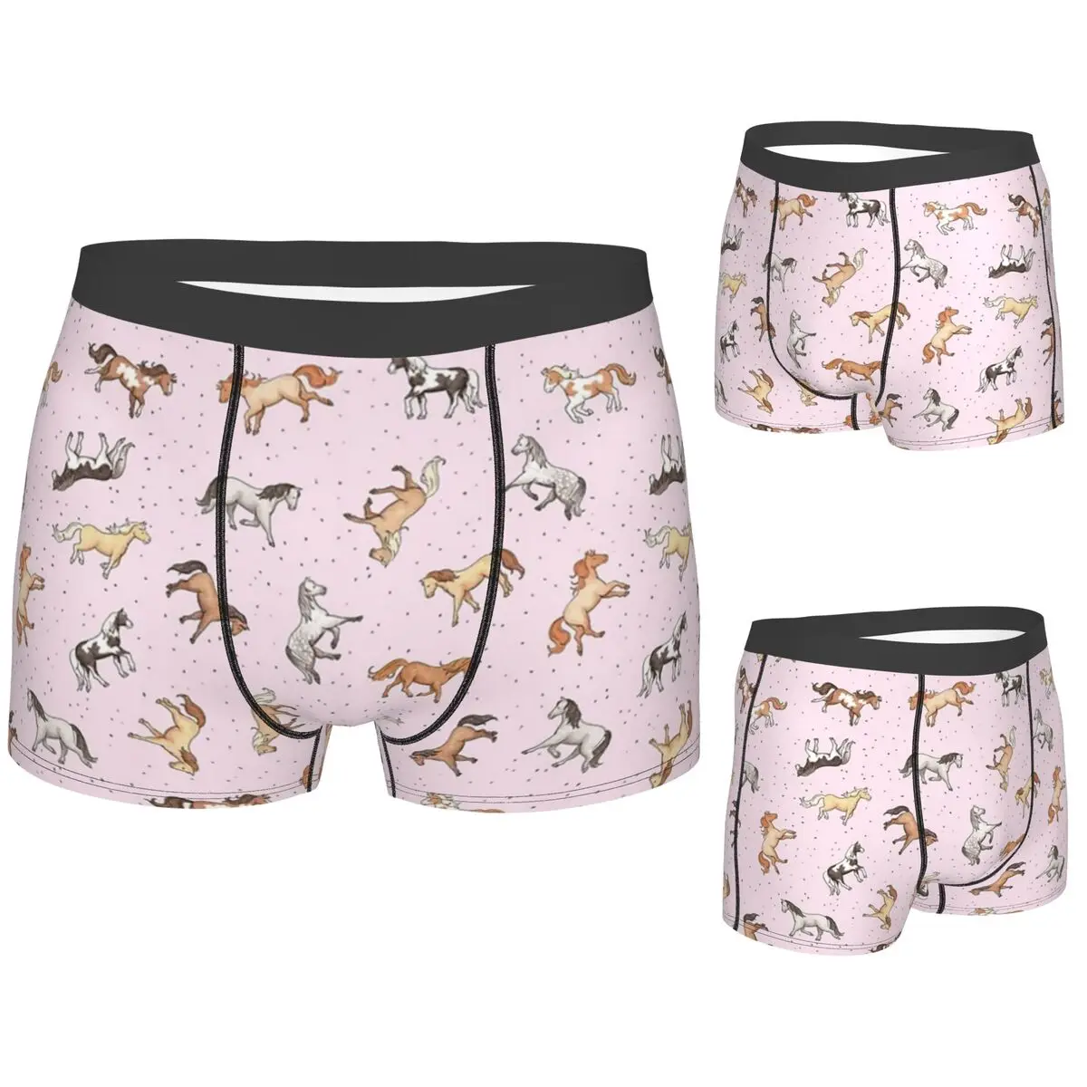 Трусы-боксеры, шорты с разбросанными лошадьми, пятнистые на вишневом цвете, трусы с розовым узором, мужское вентилируемое нижнее белье для мужчин
Трусы-боксеры, шорты с разбросанными лошадьми, пятнистые на вишневом цвете, трусы с розовым узором, мужское вентилируемое нижнее белье для мужчин