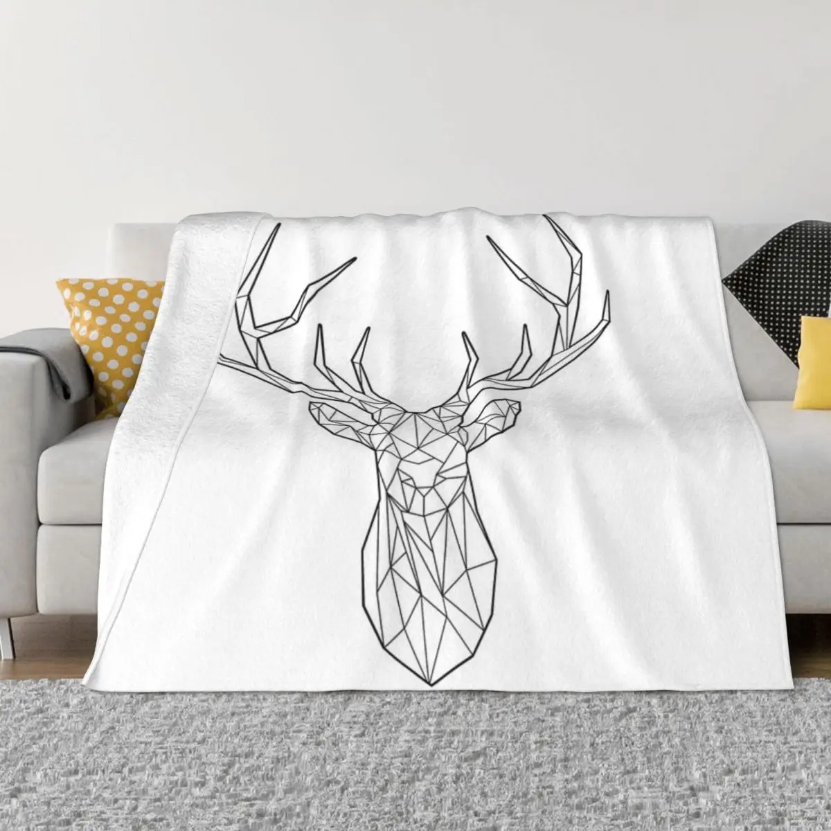 Geometric Stag - White Anime Blanket Throw Blanket Thin Wadding Blanket Throw Blanket
Geometric Stag - White Anime Blanket Throw Blanket Thin Wadding Blanket Throw Blanket