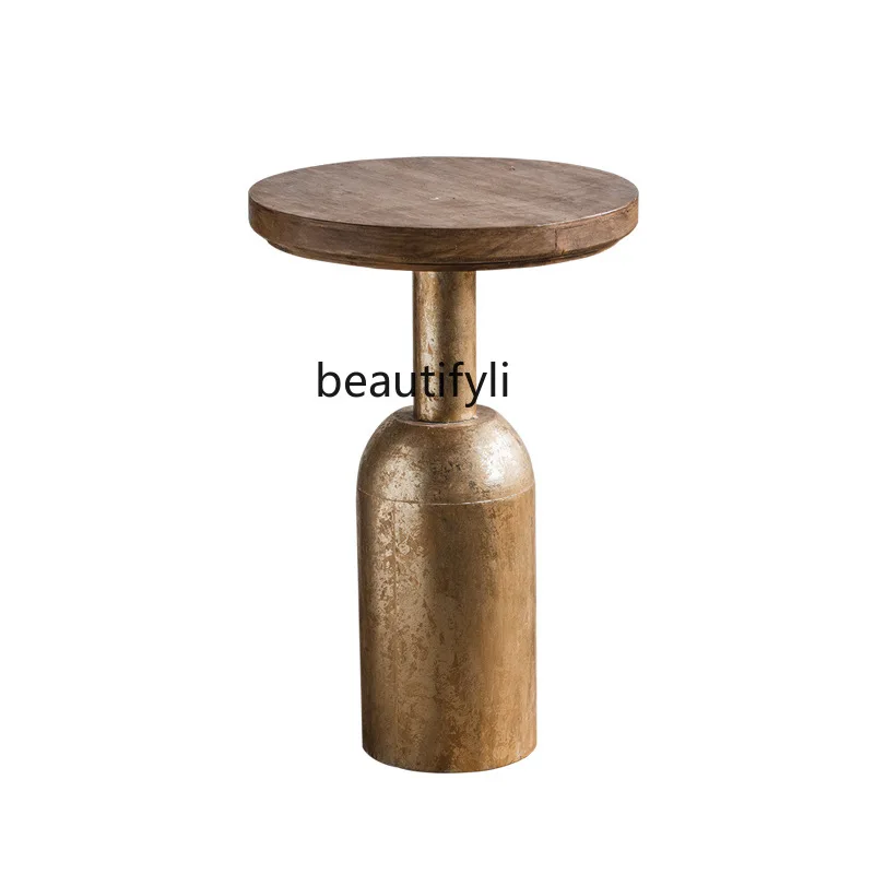 zq American Retro Living Room Sofa Small Coffee Table Iron Side Table Balcony Small round Table Conference Table
zq American Retro Living Room Sofa Small Coffee Table Iron Side Table Balcony Small round Table Conference Table