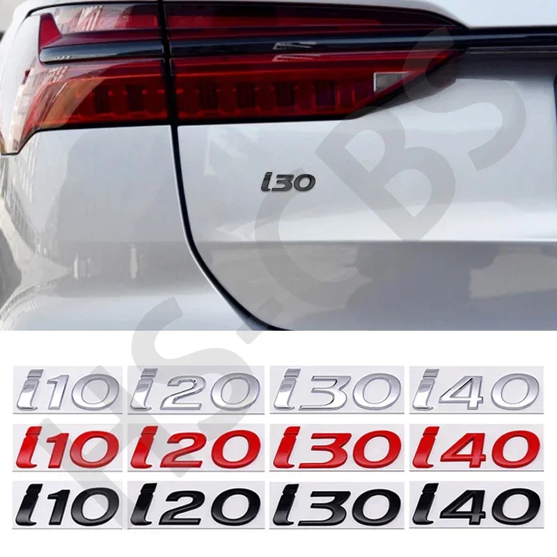 3D Chrome Metal Car Styling I10 I20 I30 I40 Letter Emblem Rear Trunk Badge For Hyundai Logo Nameplate Stickers Car Accessories
3D Chrome Metal Car Styling I10 I20 I30 I40 Letter Emblem Rear Trunk Badge For Hyundai Logo Nameplate Stickers Car Accessories
