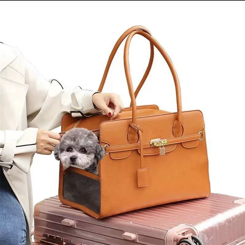 Travel Pet Bag Dog Cat Shoulder Bags Breathable Waterproof Leather Small Dog Outdoor Shoulder Bag Folding Cats Carrying Handbag 
Travel Pet Bag Dog Cat Shoulder Bags Breathable Waterproof Leather Small Dog Outdoor Shoulder Bag Folding Cats Carrying Handbag