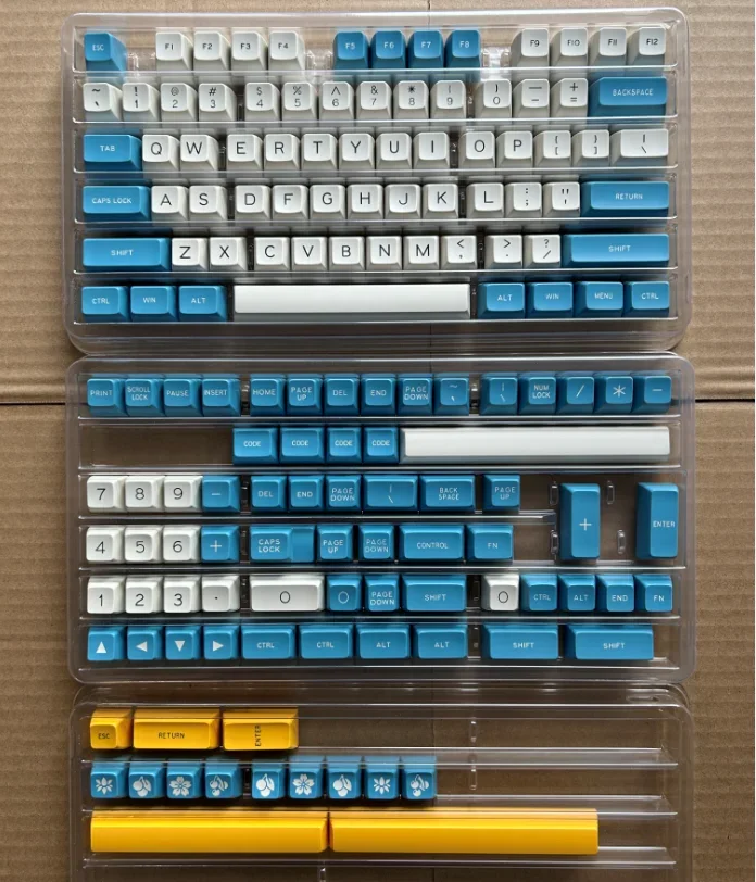 MAXKEY Doubleshot ABS SA Keycap Set Blue White Godspeed for mx Keyboard 68/84/80/87/980 Wooting
MAXKEY Doubleshot ABS SA Keycap Set Blue White Godspeed for mx Keyboard 68/84/80/87/980 Wooting