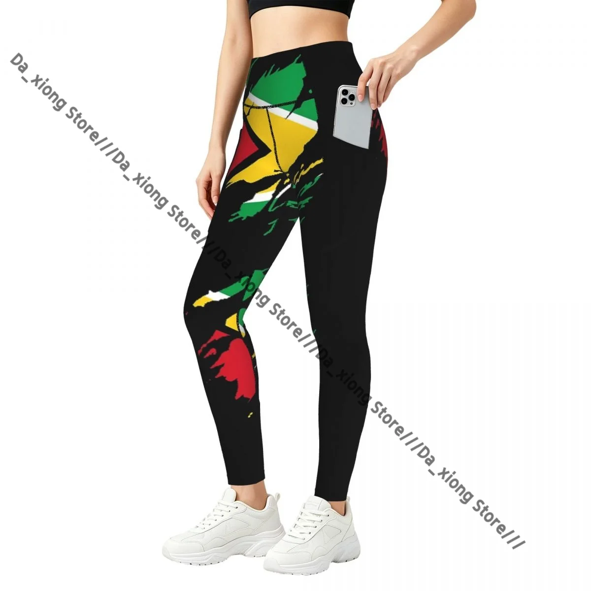 Abstract Guyana Flag Yoga Pants Women Elastic Soft Gym Workout Trousers
Abstract Guyana Flag Yoga Pants Women Elastic Soft Gym Workout Trousers