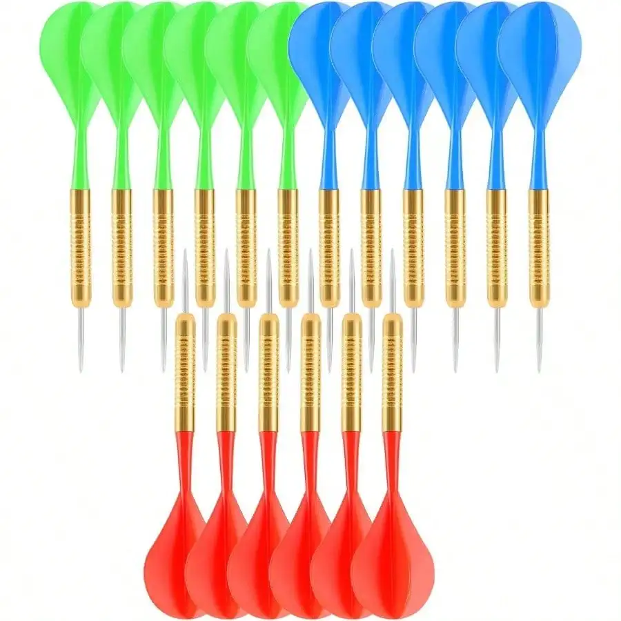 18 Pack Steel Tip Darts, 16 Grams Metal Tip Dart Set, Darts Metal Tip Set, Metal Darts Dartboard
18 Pack Steel Tip Darts, 16 Grams Metal Tip Dart Set, Darts Metal Tip Set, Metal Darts Dartboard