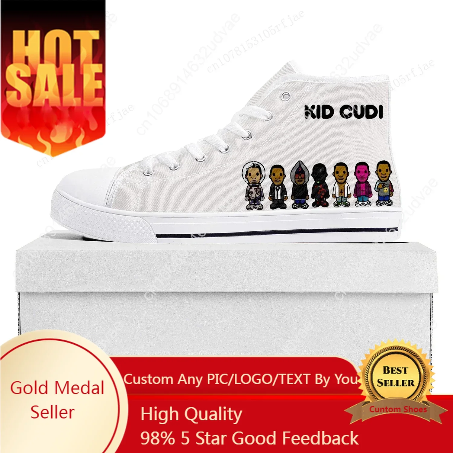 Kid Rapper Cudi Fashion High Top High Quality Sneakers Mens Womens Teenager Canvas Sneaker Casual Couple Shoes Custom Shoe White
Kid Rapper Cudi Fashion High Top High Quality Sneakers Mens Womens Teenager Canvas Sneaker Casual Couple Shoes Custom Shoe White