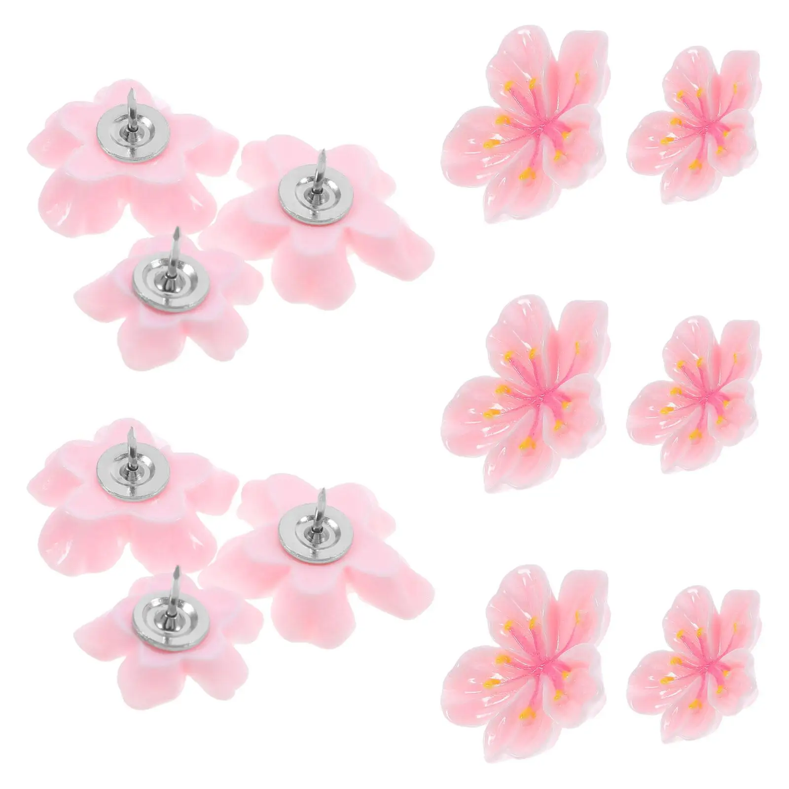 30 Pcs Peach Blossom Thumbtacks Resin Push Pins Floral Tacks Decorative Office Use Long Lasting Reusable
30 Pcs Peach Blossom Thumbtacks Resin Push Pins Floral Tacks Decorative Office Use Long Lasting Reusable