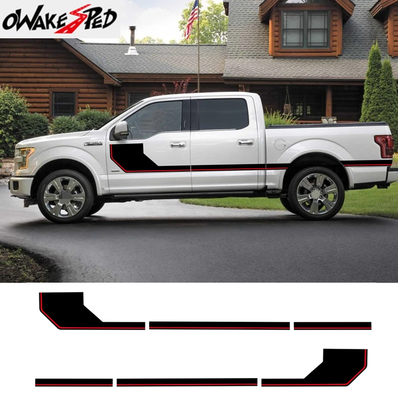 2PCS Car Door Side Hockey Stripe Graphical Vinyl Film Stickers For Ford F150 Sport Auto Decoration Decals Tuning Accessories
2PCS Car Door Side Hockey Stripe Graphical Vinyl Film Stickers For Ford F150 Sport Auto Decoration Decals Tuning Accessories