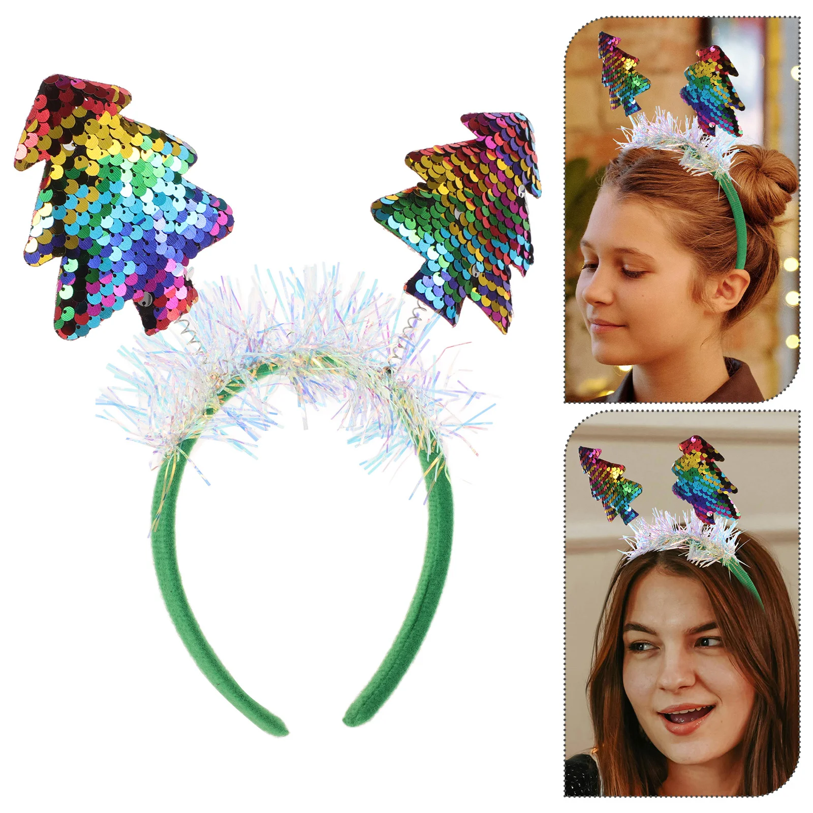 Holiday Tree Headband for Girls Kids Christmas Hair Accessory Lightweight Tree Shape Crown Party Favor Xmas Costume Women
Holiday Tree Headband for Girls Kids Christmas Hair Accessory Lightweight Tree Shape Crown Party Favor Xmas Costume Women