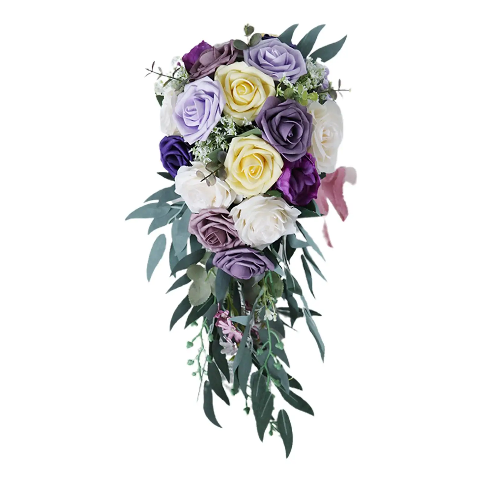 Artificial Wedding Bridal Bouquet Artificial Roses Bunch Waterfall Floral
Artificial Wedding Bridal Bouquet Artificial Roses Bunch Waterfall Floral