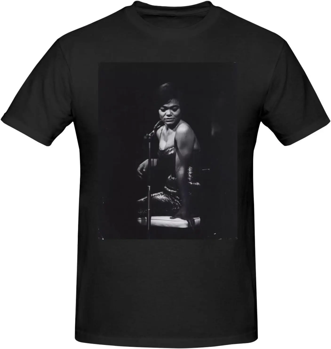 Рубашка Eartha Music Kitt, мужская дышащая хлопковая футболка с круглым вырезом и короткими рукавами, черная футболка с индивидуальным рисунком
Рубашка Eartha Music Kitt, мужская дышащая хлопковая футболка с круглым вырезом и короткими рукавами, черная футболка с индивидуальным рисунком