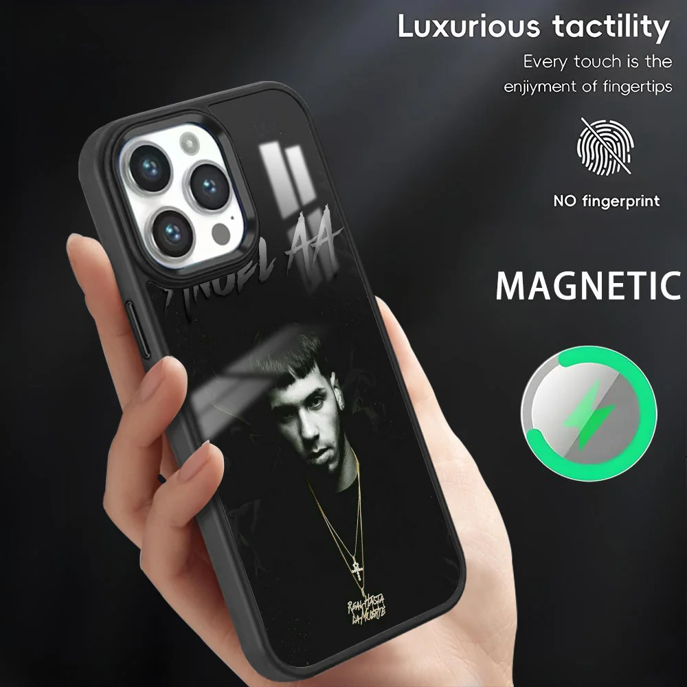 Rapper A-Anuel AA Cool Phone Case For iPhone 16 15 14 13 12 11 Pro Max Plus Mini Magnetic Magsafe Wireless Charging Cover Coque
Rapper A-Anuel AA Cool Phone Case For iPhone 16 15 14 13 12 11 Pro Max Plus Mini Magnetic Magsafe Wireless Charging Cover Coque