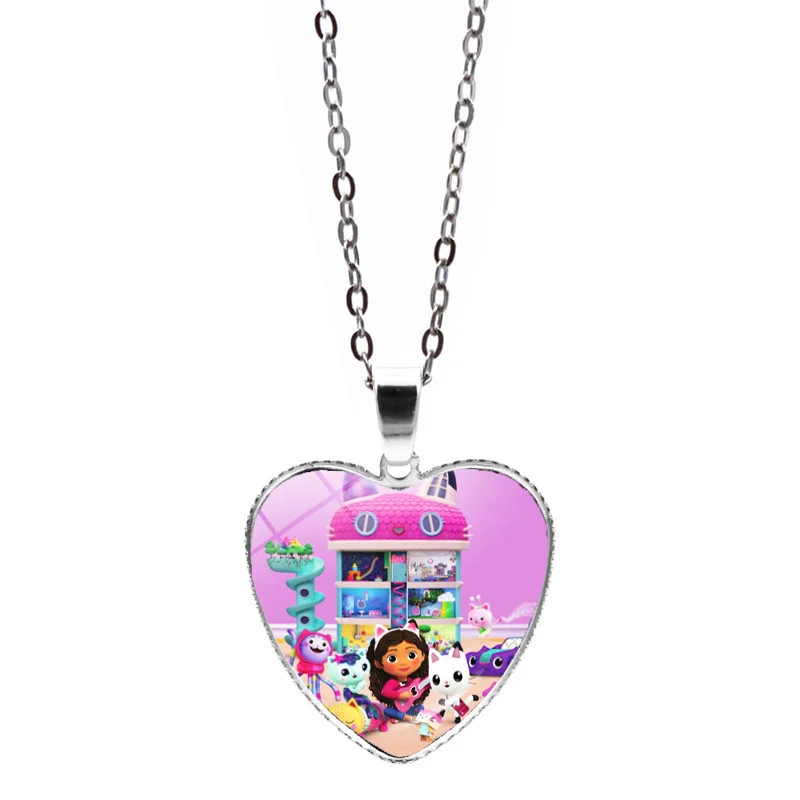 Gabby Dollhouse anime heart-shaped necklace accessory cartoon Jewelry accessories heart-shaped pendant sweater chain girls gifts
Gabby Dollhouse anime heart-shaped necklace accessory cartoon Jewelry accessories heart-shaped pendant sweater chain girls gifts