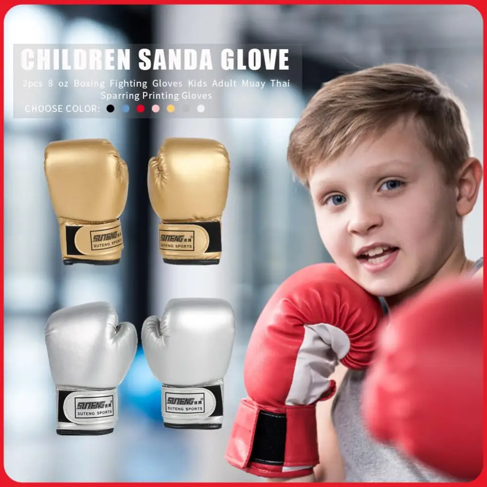 2Pcs Kids Boxing Gloves PU Leather Training Gloves Breathable Kickboxing Gloves Muay Thai Mitts for Punching Bag
2Pcs Kids Boxing Gloves PU Leather Training Gloves Breathable Kickboxing Gloves Muay Thai Mitts for Punching Bag