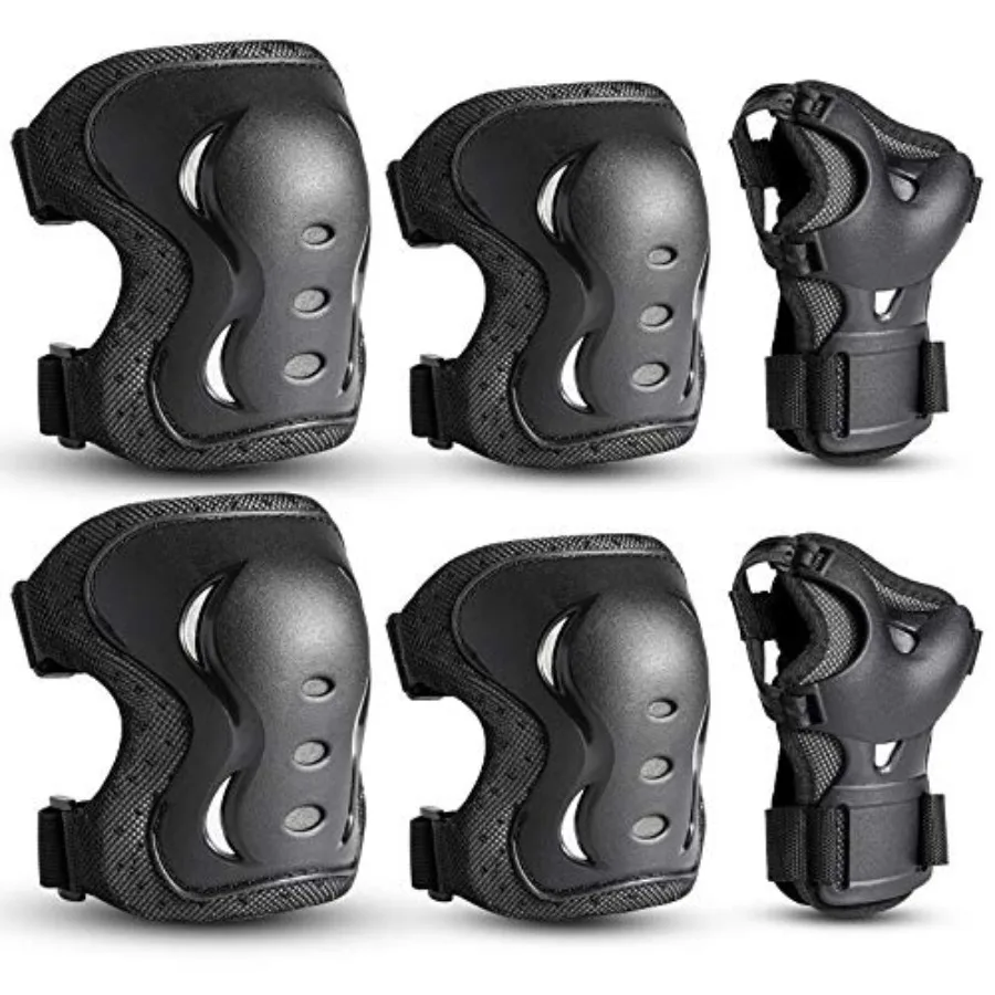 /Youth/Adult Knee Pads Elbow Pads with Wrist Guards Protective Gear Set 6 Pack for Roller Skating Skateboard Cycling Skating Bi
/Youth/Adult Knee Pads Elbow Pads with Wrist Guards Protective Gear Set 6 Pack for Roller Skating Skateboard Cycling Skating Bi