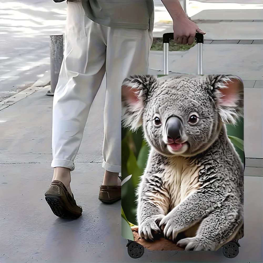 1-Piece Koala Print luggage cover for luggage sizes 18-32 inches; dust and elastic travel accessories to effectively protect
1-Piece Koala Print luggage cover for luggage sizes 18-32 inches; dust and elastic travel accessories to effectively protect