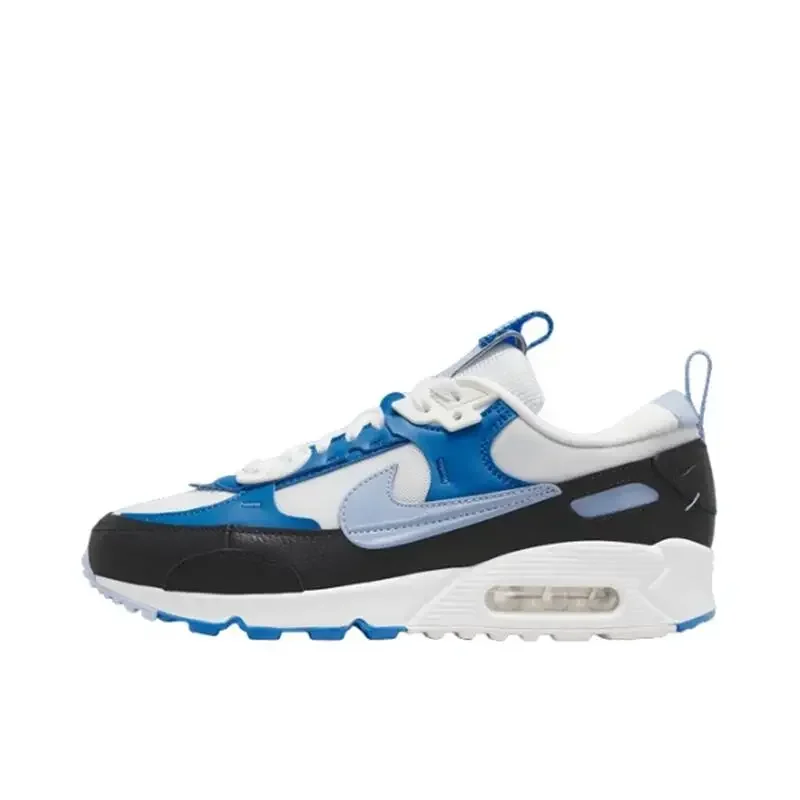 Мужские синие амортизирующие кроссовки Nike Air Max 90 Futura в стиле ретро, легкие, удобные, нескользящие кроссовки белого, синего/черного цвета
Мужские синие амортизирующие кроссовки Nike Air Max 90 Futura в стиле ретро, легкие, удобные, нескользящие кроссовки белого, синего/черного цвета