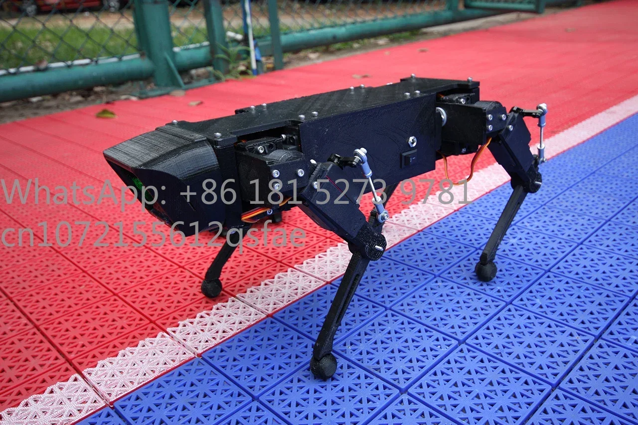 ROS open source quadruped robot, robot dog, intelligent bionic 12 servo M, Raspberry Pi python programming
ROS open source quadruped robot, robot dog, intelligent bionic 12 servo M, Raspberry Pi python programming