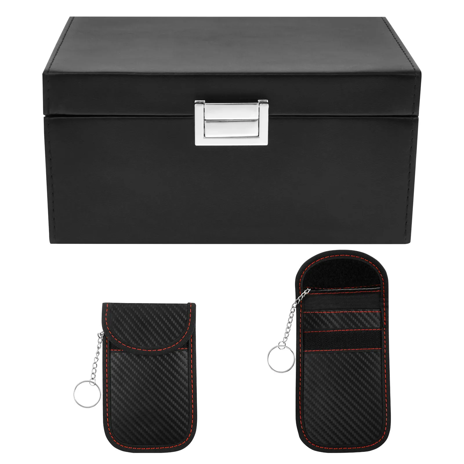 Key Fob Signal Blocker Versatile Carbon Fiber Signal Blocker Safe Car Box Key Fob Protector Reliable Signal Blocking Shielding
Key Fob Signal Blocker Versatile Carbon Fiber Signal Blocker Safe Car Box Key Fob Protector Reliable Signal Blocking Shielding