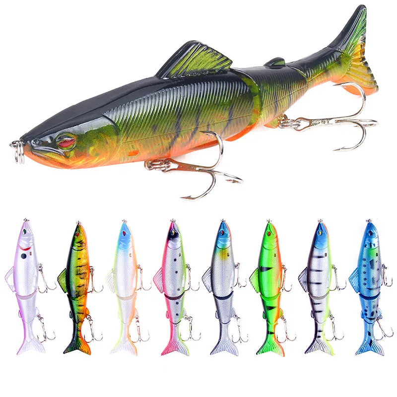 EASYFISH 1pcs 130mm18g Jointed Fishing Lure Minnow Wobblers Swimbait ABS Lure with Soft Tail Bass Pike Pesca Isca Fishing Tackle
EASYFISH 1pcs 130mm18g Jointed Fishing Lure Minnow Wobblers Swimbait ABS Lure with Soft Tail Bass Pike Pesca Isca Fishing Tackle