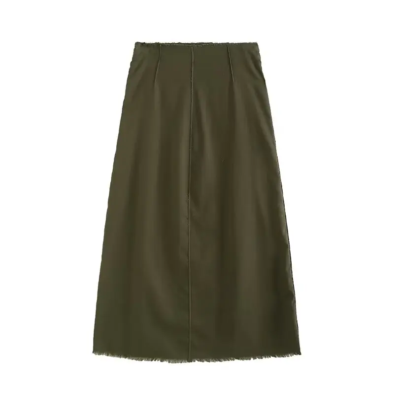 Women Women 2023 New Chic Fashion Sewing decoration Slim Linen Midi Skirt Vintage High Waist Side Zipper Female Skirts Mujer
Women Women 2023 New Chic Fashion Sewing decoration Slim Linen Midi Skirt Vintage High Waist Side Zipper Female Skirts Mujer
