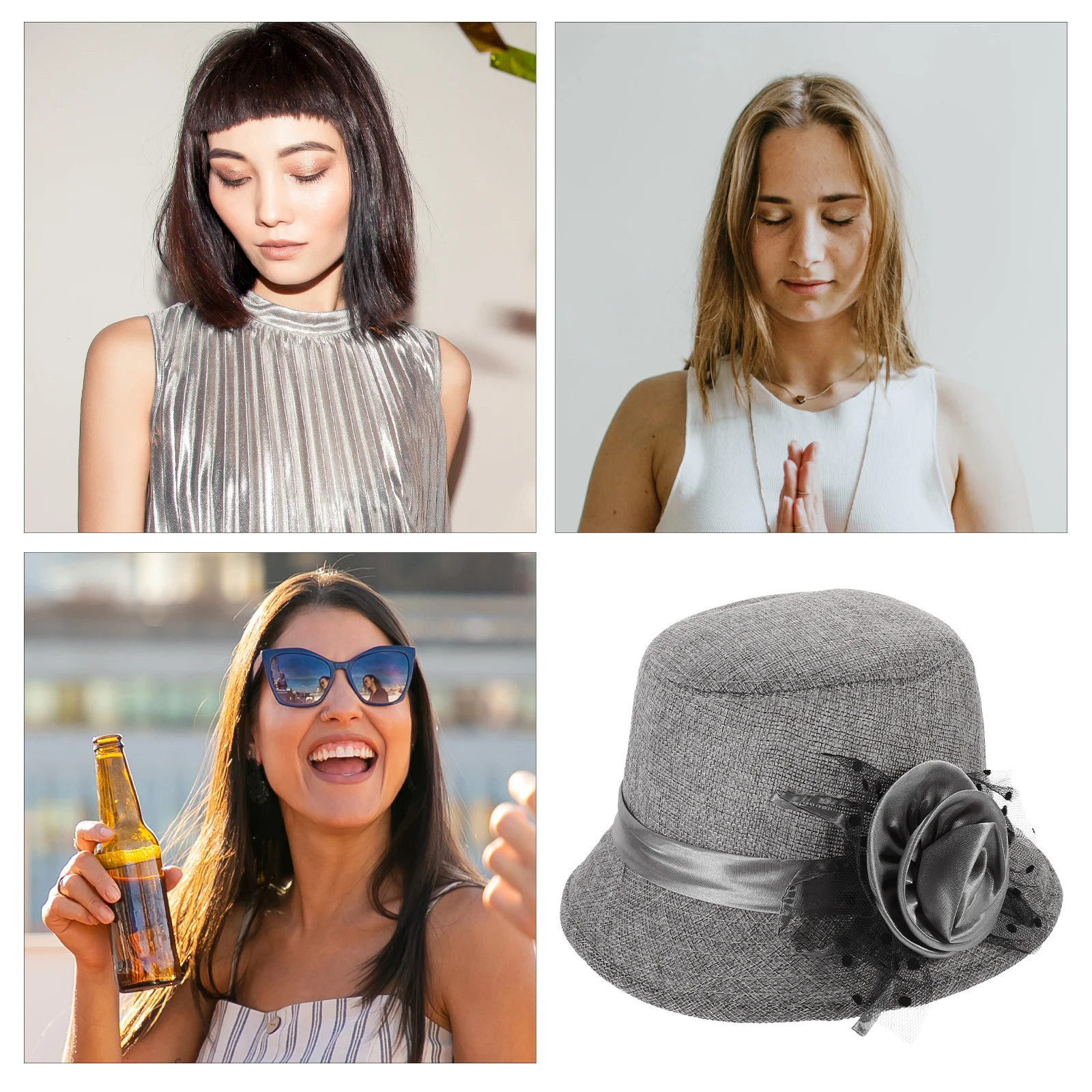 Church Hat Bucket for Women Thickened Warm Beanie Fashionable Flower Vintage Tea Party Outdoor Casual Hat
Church Hat Bucket for Women Thickened Warm Beanie Fashionable Flower Vintage Tea Party Outdoor Casual Hat