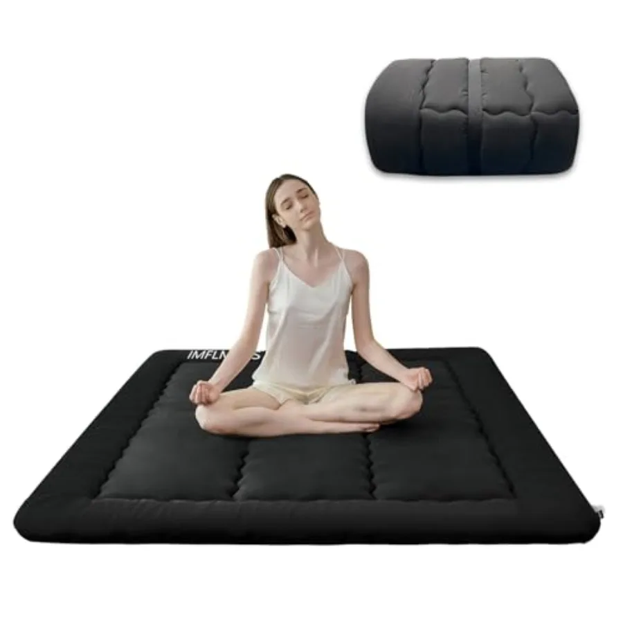 Japanese Floor Mattress Futon Mattress, 3" Foldable Tatami Sleeping Pad for Adults and,100% High Density Foam Comfortable Floor
Japanese Floor Mattress Futon Mattress, 3" Foldable Tatami Sleeping Pad for Adults and,100% High Density Foam Comfortable Floor