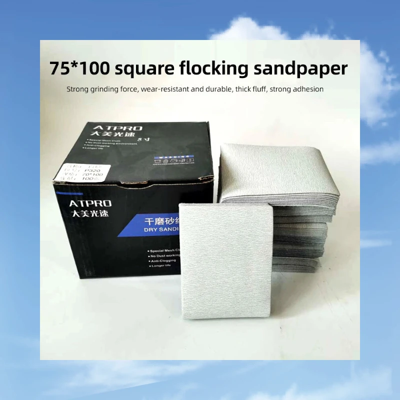 75*100MM Hook Loop Dry Sandpaper, 80-600 Grit Self Adhesive Sanding Sheets for Car Paint Metal Polishing Grinding Tools
75*100MM Hook Loop Dry Sandpaper, 80-600 Grit Self Adhesive Sanding Sheets for Car Paint Metal Polishing Grinding Tools
