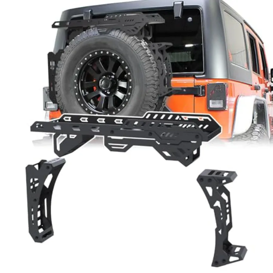Universal Spare Tire Cargo Basket with Quick Release Mount Rack Step Ladder for 3040 Tires 3-in-1 Off-Road Storage in Black Ste
Universal Spare Tire Cargo Basket with Quick Release Mount Rack Step Ladder for 3040 Tires 3-in-1 Off-Road Storage in Black Ste