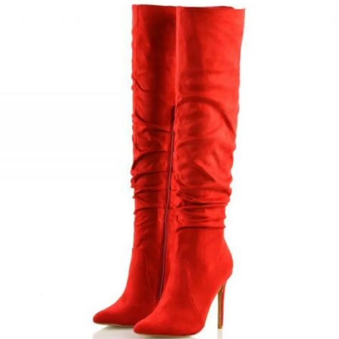 SHOFOO shoes Fashion women's high heels boots. About 11 cm heel height. Knee length women's boots. Fashion show banquet boots.
SHOFOO shoes Fashion women's high heels boots. About 11 cm heel height. Knee length women's boots. Fashion show banquet boots.