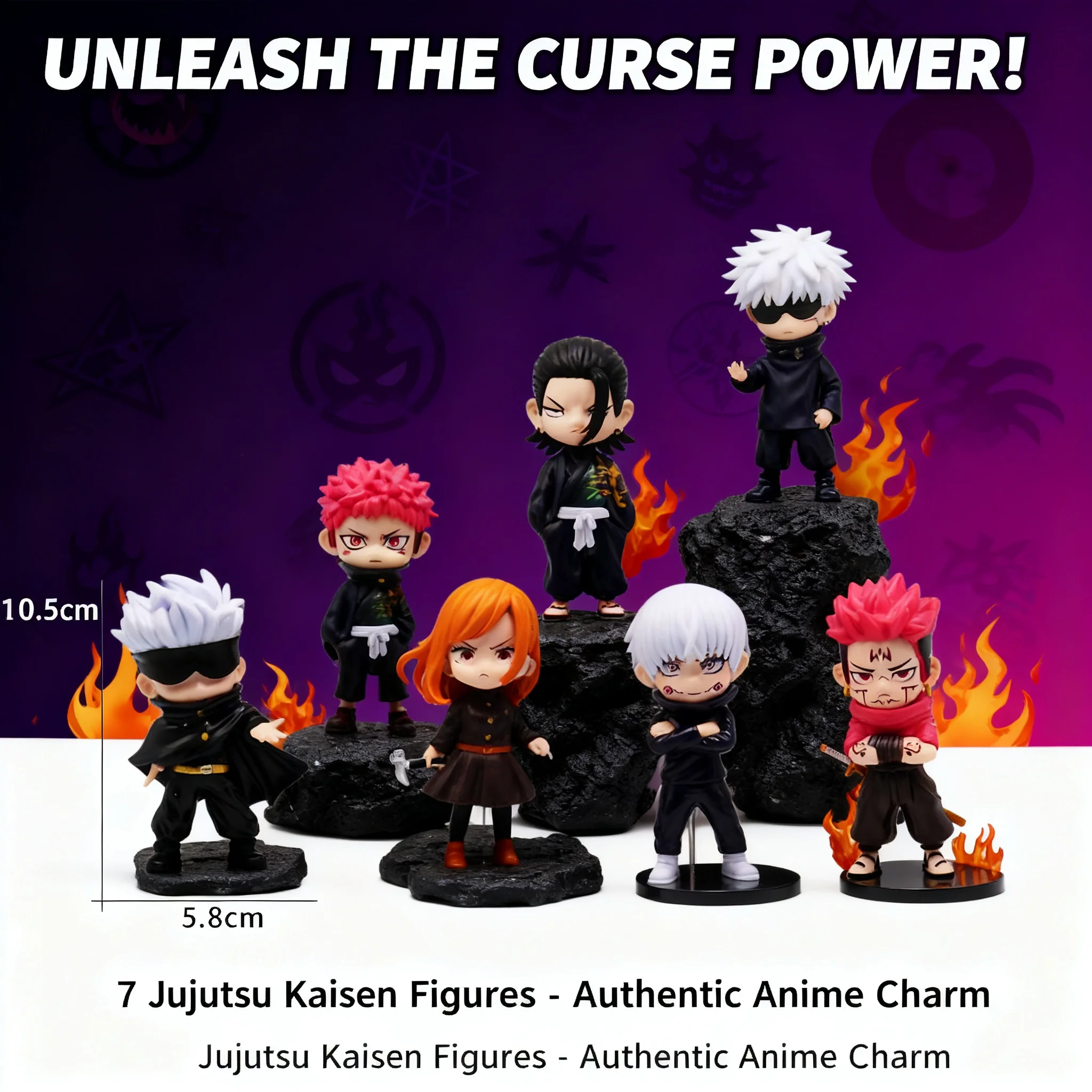 7 Pcs Jujutsu Kaisen Anime Figures Set Cute Q Version Gojo Satoru Yuji Itadori Nobara Kugisaki Megumi Fushiguro Suguru Geto
7 Pcs Jujutsu Kaisen Anime Figures Set Cute Q Version Gojo Satoru Yuji Itadori Nobara Kugisaki Megumi Fushiguro Suguru Geto