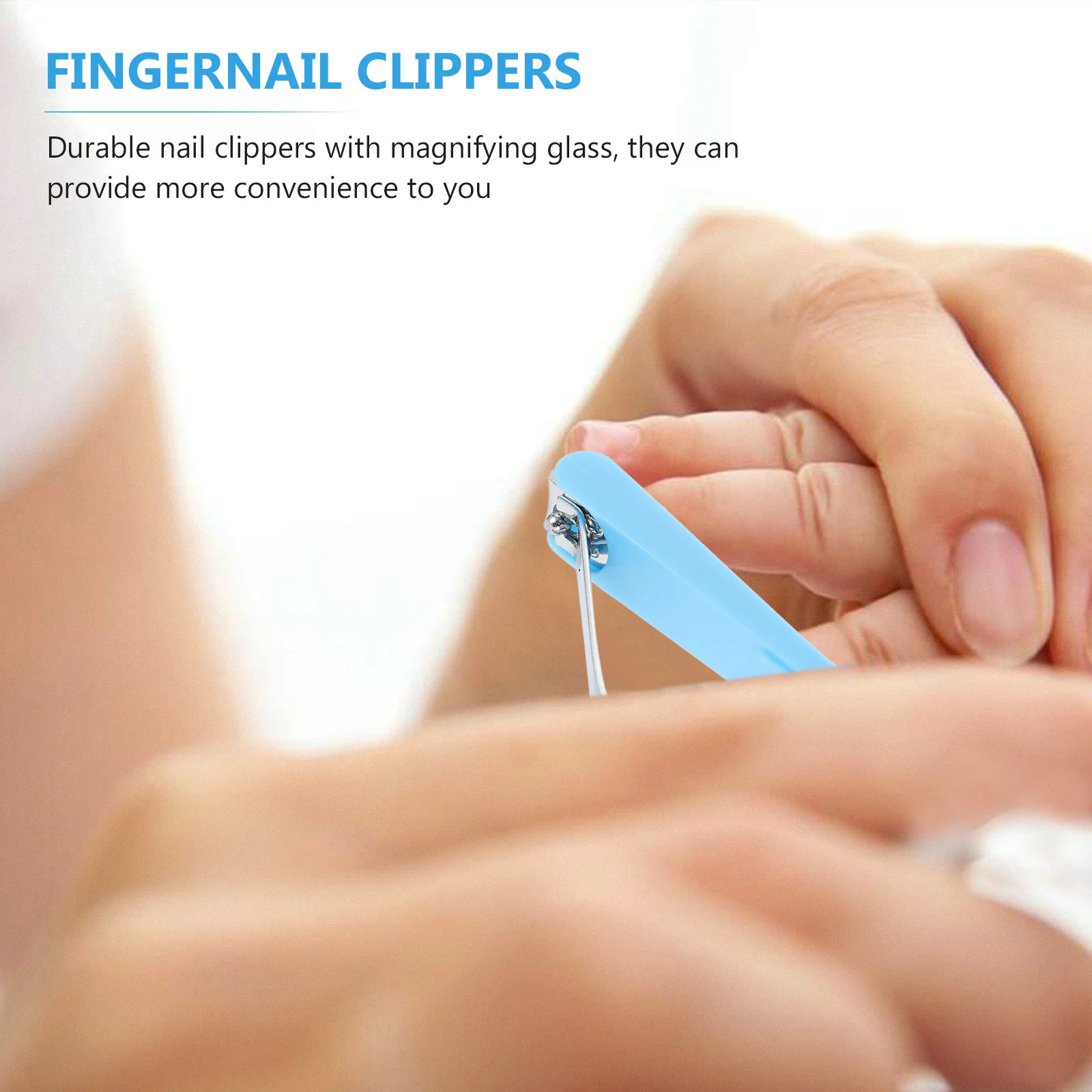 2 pcs Nail Clippers With Magnifier Blue Rust-Proof Carbon Cutters For Manicure Pedicure Trimmers Baby Care Tool
2 pcs Nail Clippers With Magnifier Blue Rust-Proof Carbon Cutters For Manicure Pedicure Trimmers Baby Care Tool