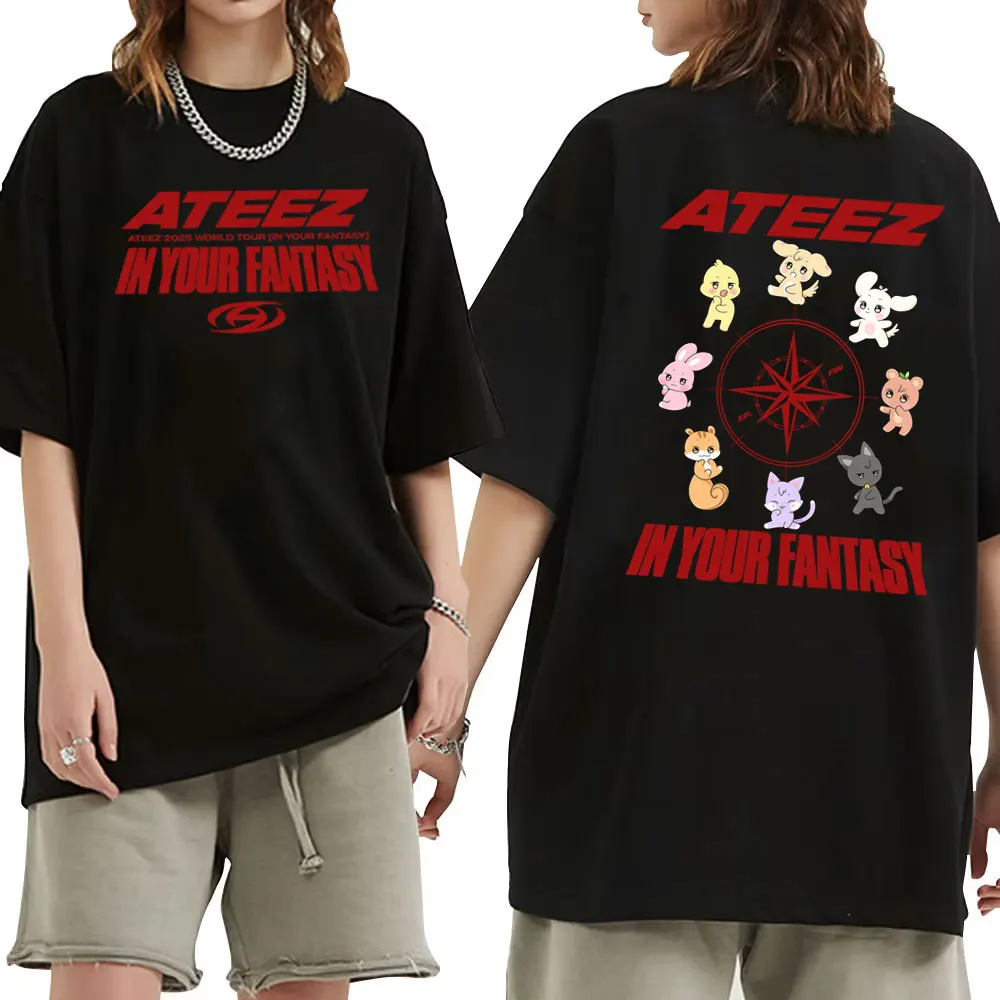 ATEEZ Funny Meme T Shirts 2025 World Tour in Your Fantasy Graphic T-shirt Summer Men Women Korean Fashion Trend Kpop Streetwear
ATEEZ Funny Meme T Shirts 2025 World Tour in Your Fantasy Graphic T-shirt Summer Men Women Korean Fashion Trend Kpop Streetwear