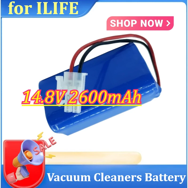 Аккумулятор 14.8V 2600mAh для роботов-пылесосов ILIFE A4, A4s, V7, A6, V7s Plus, A9, V7S, X620, X623, X451, X431
Аккумулятор 14.8V 2600mAh для роботов-пылесосов ILIFE A4, A4s, V7, A6, V7s Plus, A9, V7S, X620, X623, X451, X431