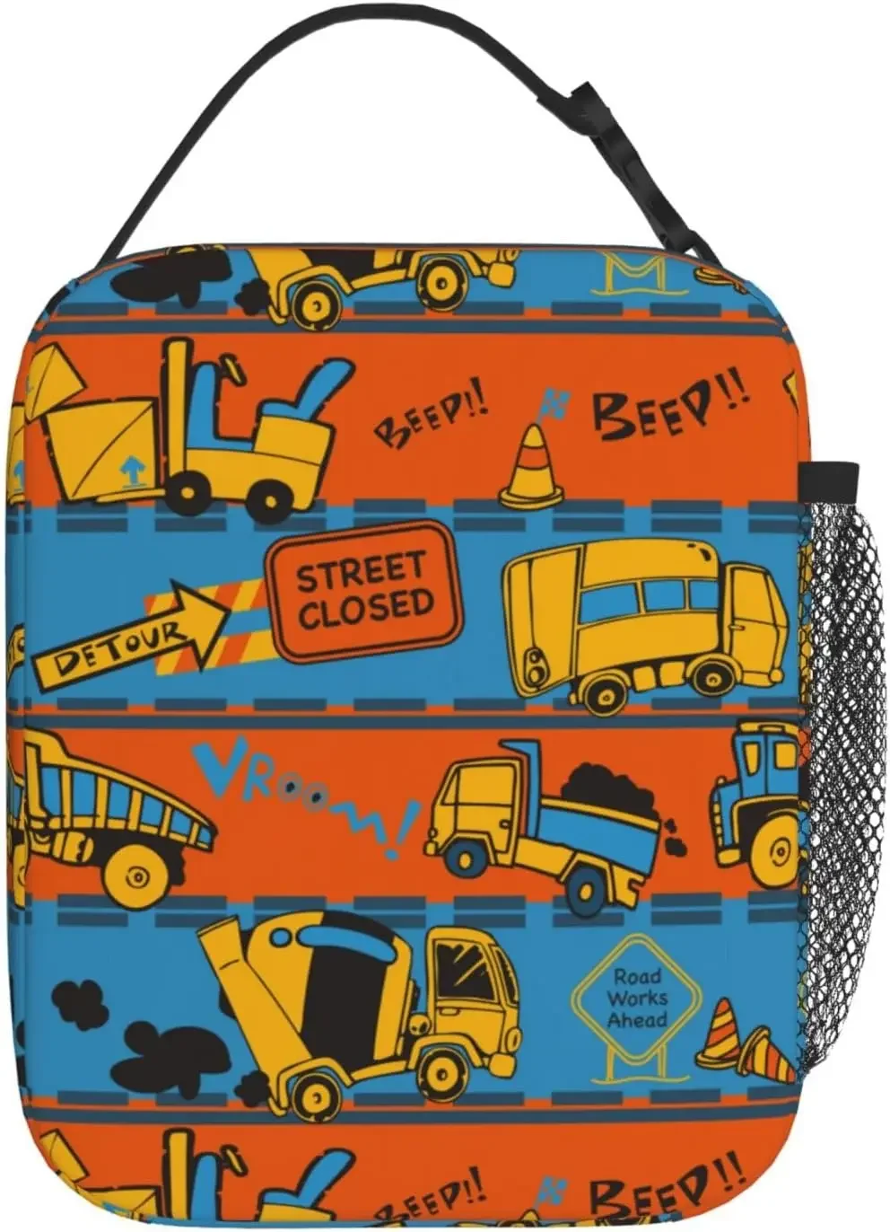 Construction Truck Insulated Lunch Bag, Leakproof Portable Box For Boys Girls, Large Capacity Cooler Bag With Handle And Bottle
Construction Truck Insulated Lunch Bag, Leakproof Portable Box For Boys Girls, Large Capacity Cooler Bag With Handle And Bottle