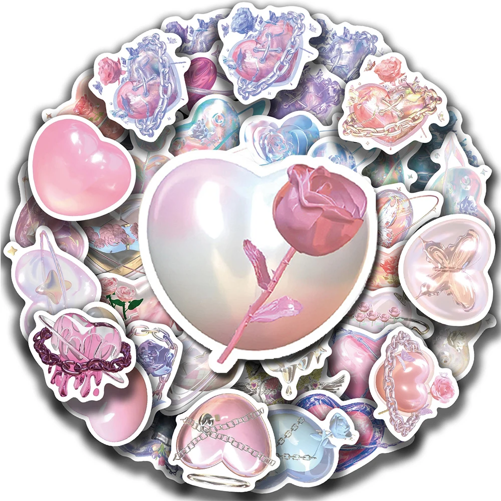 10/30/60pcs Cute Cartoon Rose Love Heart Stickers Ins Style Graffiti Decals DIY Phone Suitcase Guitar Diary Sticker Decoration
10/30/60pcs Cute Cartoon Rose Love Heart Stickers Ins Style Graffiti Decals DIY Phone Suitcase Guitar Diary Sticker Decoration