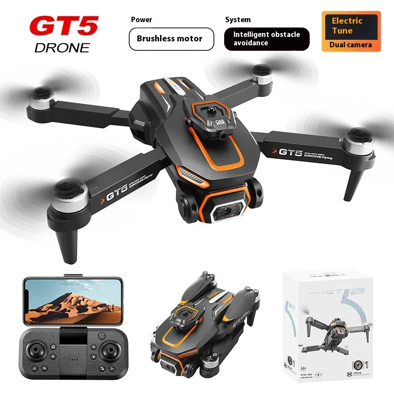 Gt5 Drone 8k Professional Hd Double Camera Brushless Motor Foldable Rc Quadcopter With Obstacle Avoidance For Aerial Photography
Gt5 Drone 8k Professional Hd Double Camera Brushless Motor Foldable Rc Quadcopter With Obstacle Avoidance For Aerial Photography