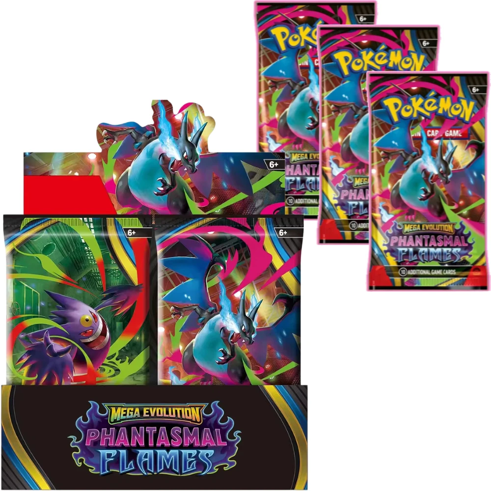 90-360Pcs Pokemon English Card MEGA EVOLUTION Prismatic Evolutions Scarlet Violet 151 PALDEAN Booster Battle Transaction Card
90-360Pcs Pokemon English Card MEGA EVOLUTION Prismatic Evolutions Scarlet Violet 151 PALDEAN Booster Battle Transaction Card