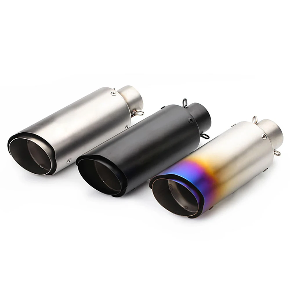 51MM 60MM Motorcycle Exhaust Muffler For Z400 R15 R3 CBR650R S1000RR R1M TMAX560 ADV750 ZX10R Z250 RSV4
51MM 60MM Motorcycle Exhaust Muffler For Z400 R15 R3 CBR650R S1000RR R1M TMAX560 ADV750 ZX10R Z250 RSV4