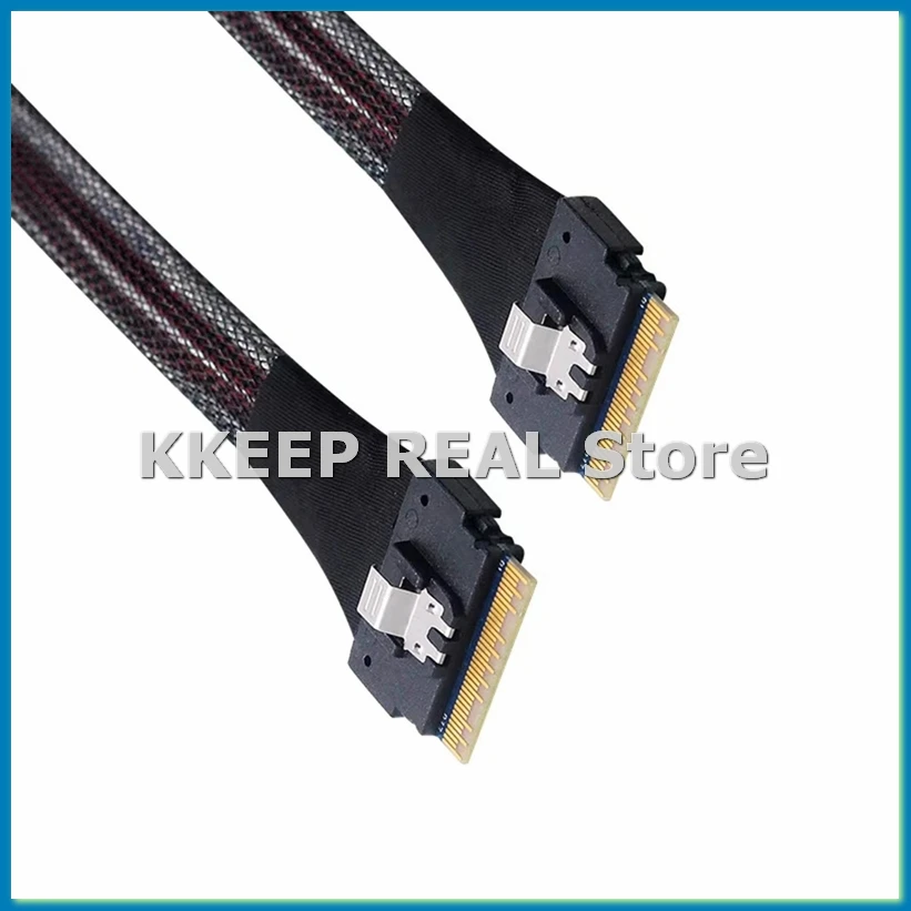 Кабель-удлинитель 50 см профессиональный, тонкий, SFF-8654 8i (штекер) – SFF-8654 SAS 4.0 74-контактный для серверного контроллера, A57M
Кабель-удлинитель 50 см профессиональный, тонкий, SFF-8654 8i (штекер) – SFF-8654 SAS 4.0 74-контактный для серверного контроллера, A57M