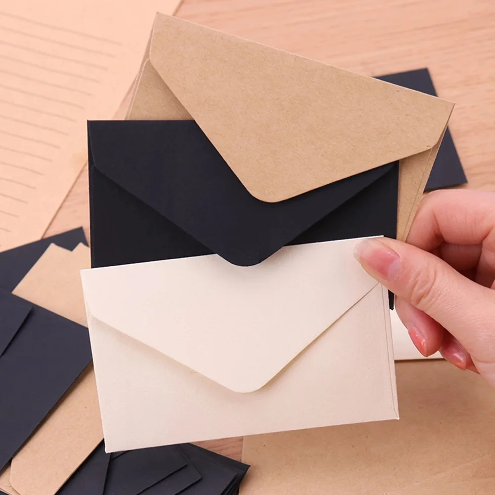 30pcs Kraft Paper Envelopes Retro Square Mini Letter Adorable Decorative Greeting Cards Valentine Invitation Storage
30pcs Kraft Paper Envelopes Retro Square Mini Letter Adorable Decorative Greeting Cards Valentine Invitation Storage