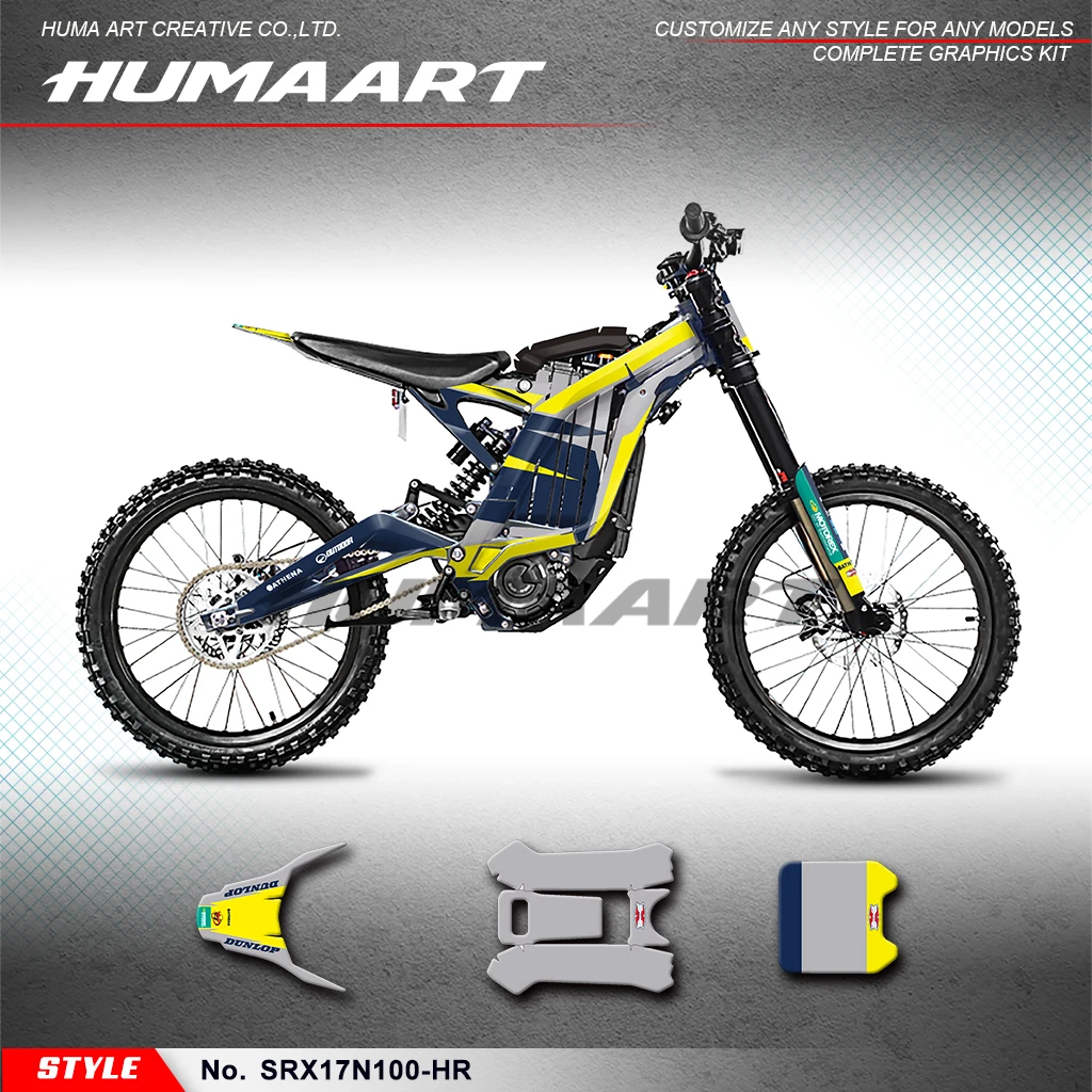 HUMAART Racing Graphics Durable Vinyl Decals for Sur Ron Sur-Ron Light Bee X/S Bike Segway X160, SRX17N100-HR
HUMAART Racing Graphics Durable Vinyl Decals for Sur Ron Sur-Ron Light Bee X/S Bike Segway X160, SRX17N100-HR