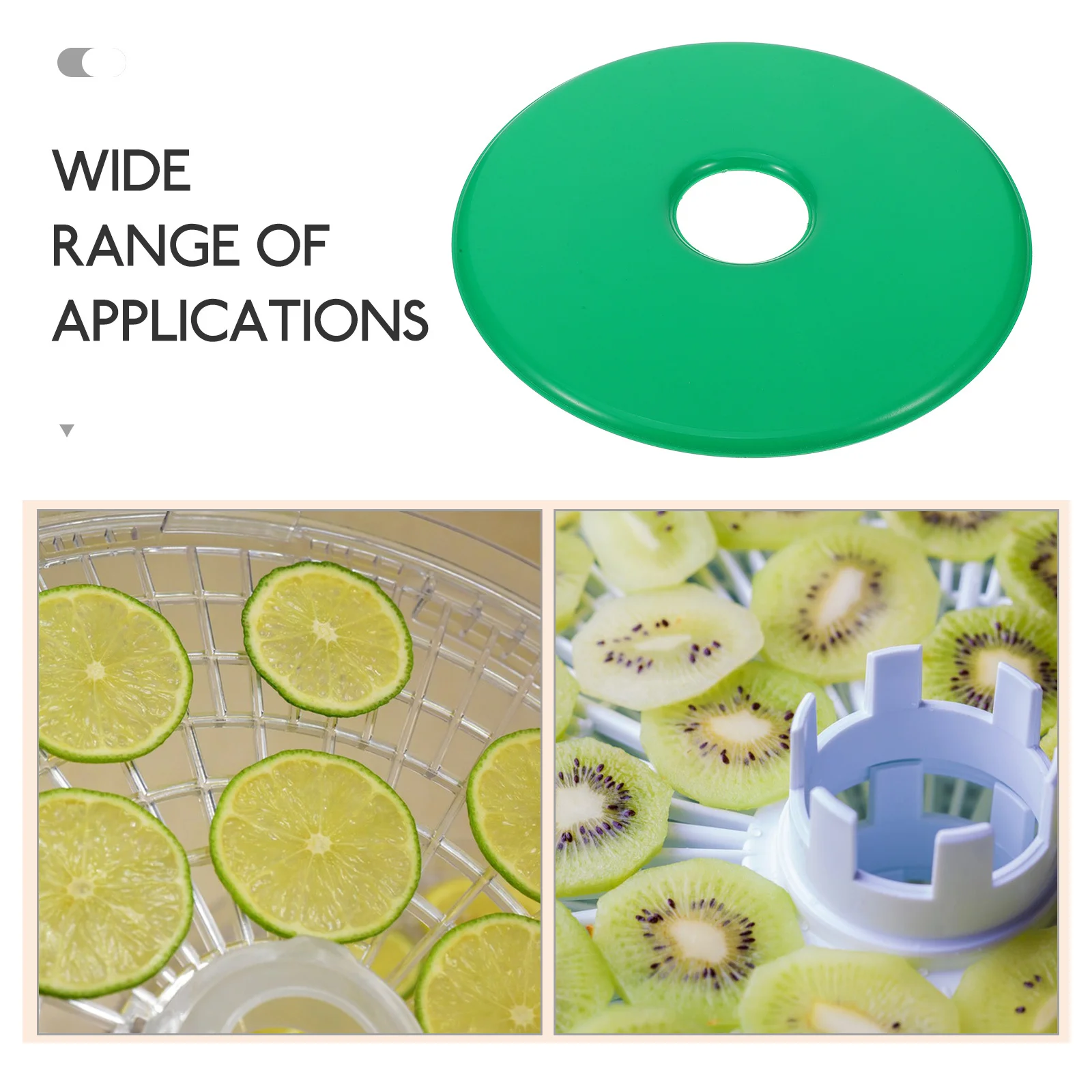 Round Non-Stick Plastic Dehydrator Sheets Reusable Fruit Meat Drying Mats For Food Dehydrator Drying Trays Large Size Easy Clean
Round Non-Stick Plastic Dehydrator Sheets Reusable Fruit Meat Drying Mats For Food Dehydrator Drying Trays Large Size Easy Clean