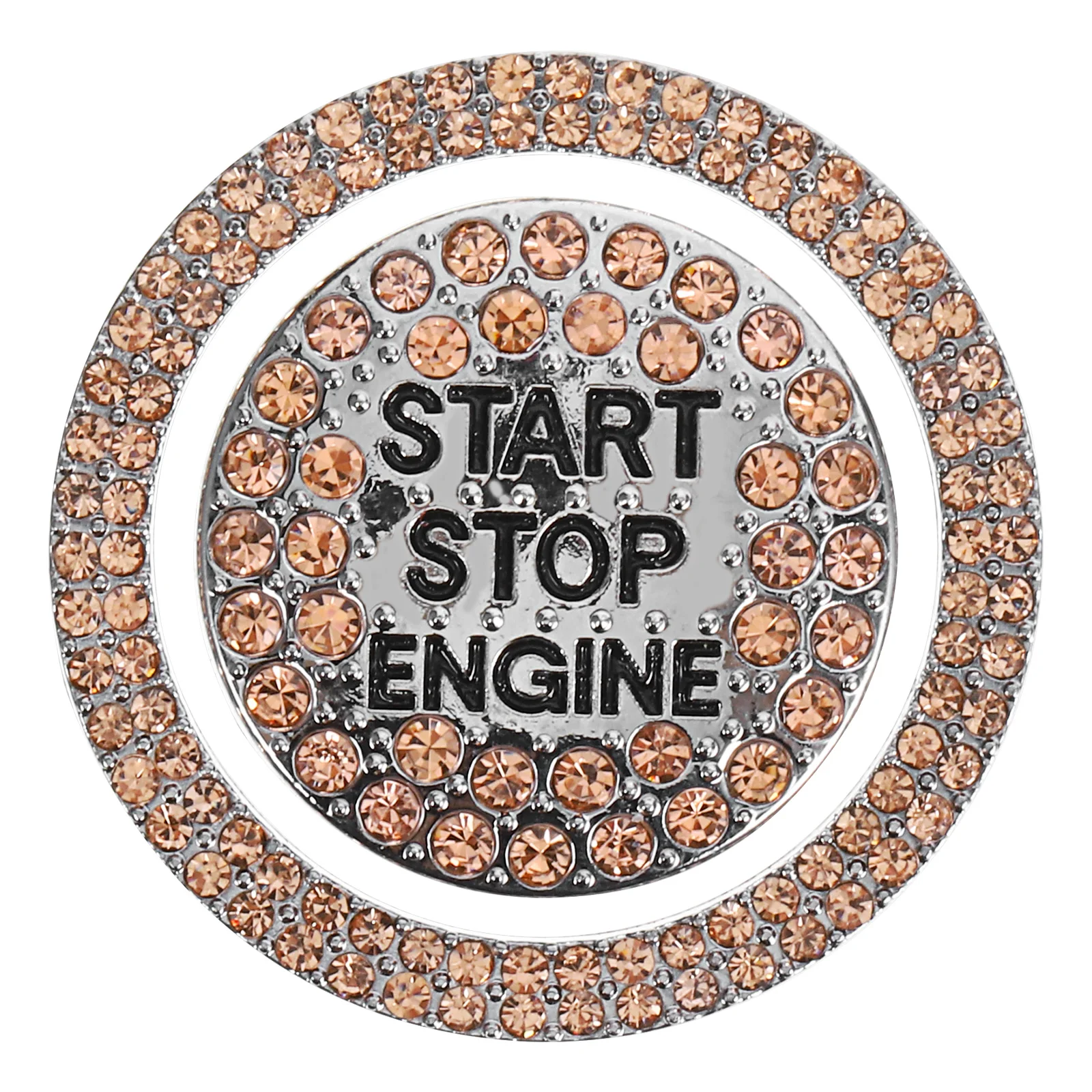 Rhinestone Car Engine Start Ring Orange Glitter Bling Push Button Cover Accessories Sticker Protective Decoration Durability
Rhinestone Car Engine Start Ring Orange Glitter Bling Push Button Cover Accessories Sticker Protective Decoration Durability