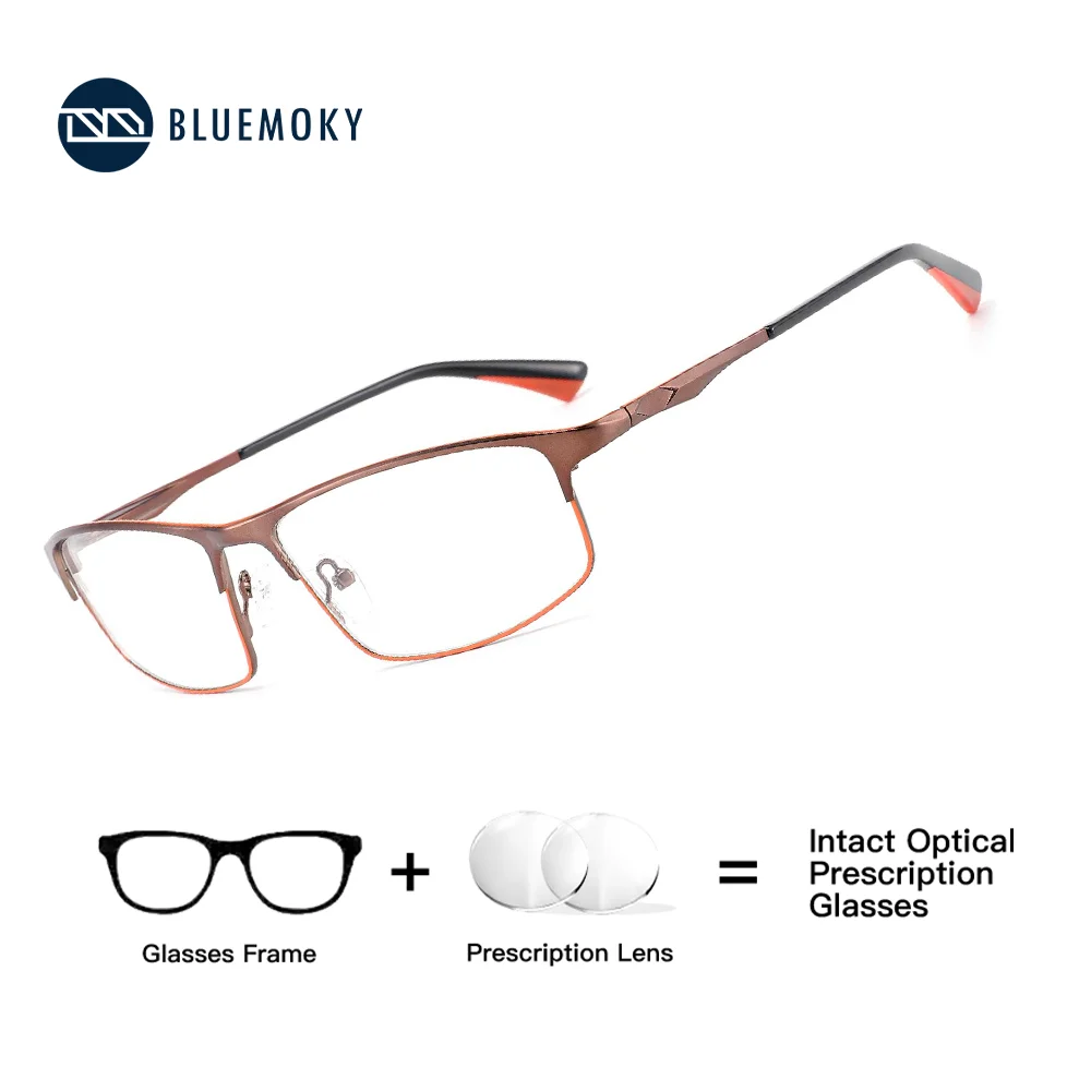 BLUEMOKY Metal Eyebrow Prescription Glasses for Men Fashion Square Photochromic Optical Eyeglasses Progressive Eyewear
BLUEMOKY Metal Eyebrow Prescription Glasses for Men Fashion Square Photochromic Optical Eyeglasses Progressive Eyewear