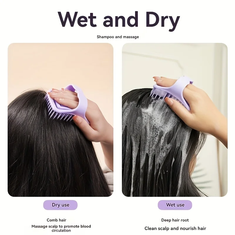 Massage Shampoo Brush, Gentle Soft Bristles Design, Loop Hollow Non-slip Base, Usable for Both Wet and Dry Hair. Scalp Massage, Hair Cleaning, Hair Care. Suitable for Home, Bathroom, Shower and Hair Salons. Compatible with All Hair Types
Massage Shampoo Brush, Gentle Soft Bristles Design, Loop Hollow Non-slip Base, Usable for Both Wet and Dry Hair. Scalp Massage, Hair Cleaning, Hair Care. Suitable for Home, Bathroom, Shower and Hair Salons. Compatible with All Hair Types