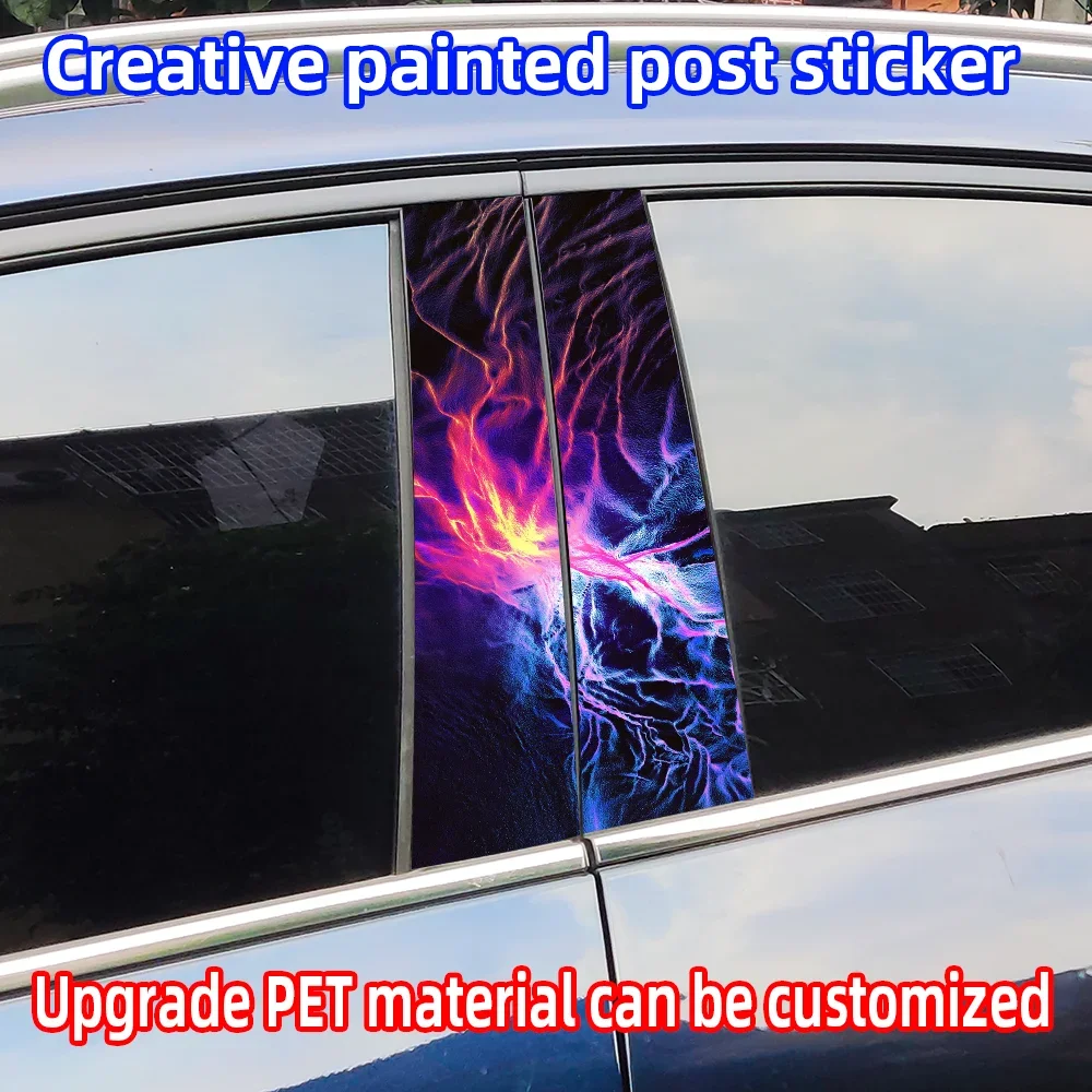 Light Effects Car Stickers Car B-pillar Vinyl Decals Waterproof Auto Center Pillar Sticker Cover Scratches Decor Accessories
Light Effects Car Stickers Car B-pillar Vinyl Decals Waterproof Auto Center Pillar Sticker Cover Scratches Decor Accessories