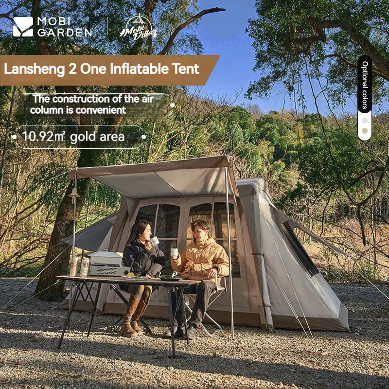 MOBI GARDEN Outdoor Camping Equipment Inflatable Tent Family Portable Folding Tunnel Quick Opening Four Seasons Lansheng 2
MOBI GARDEN Outdoor Camping Equipment Inflatable Tent Family Portable Folding Tunnel Quick Opening Four Seasons Lansheng 2